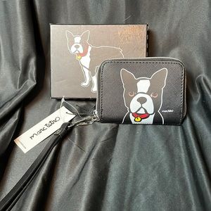 New Marc Tetro Boston Terrier Wallet
